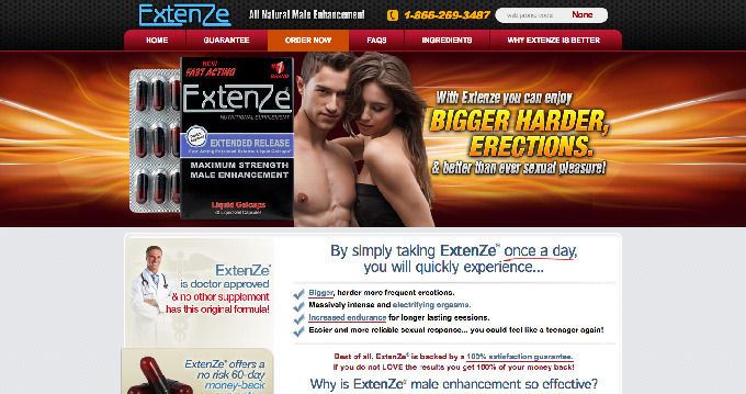 extenze-website